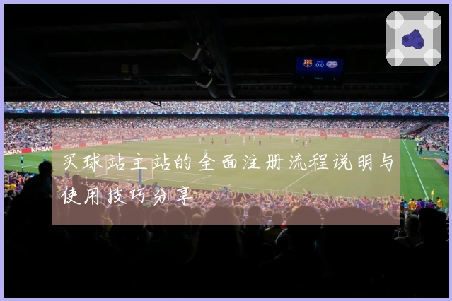 买球站主站的全面注册流程说明与使用技巧分享