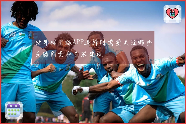 世界杯买球APP选择时需要关注哪些关键因素和专家建议